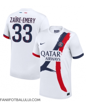 Paris Saint-Germain Warren Zaire-Emery #33 Tricou Fotbal Replică 2024-25 Barbati Deplasare